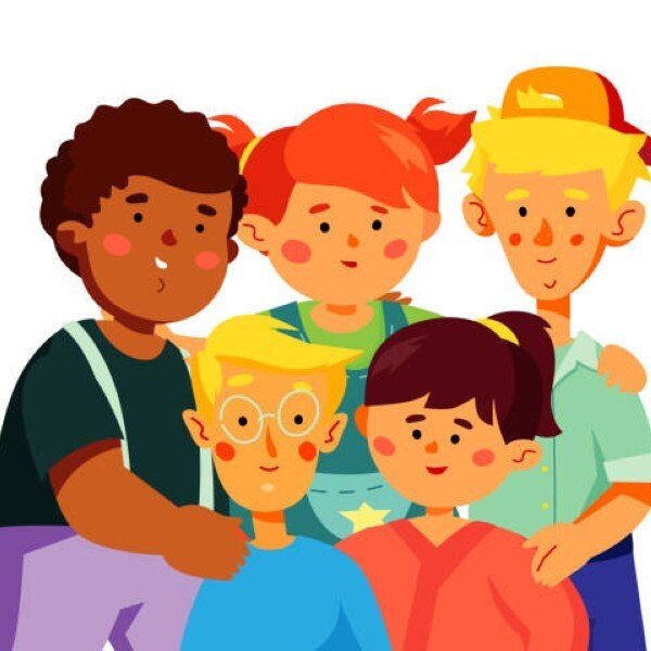 avatar nhóm 5 người cute 3