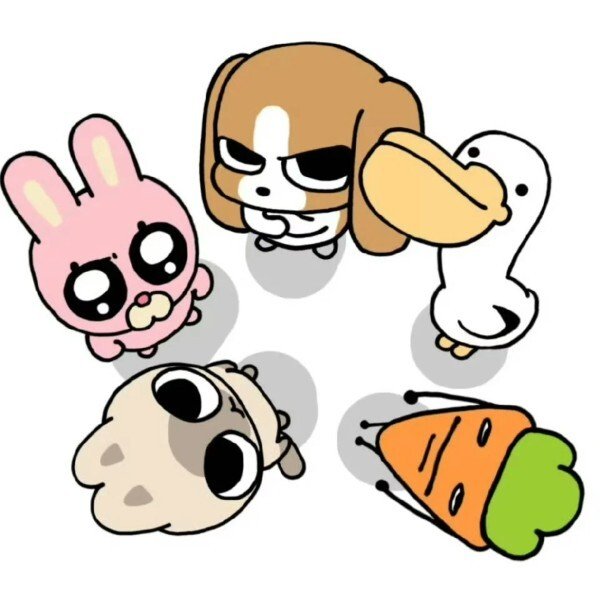 avatar nhóm 5 người cute 31