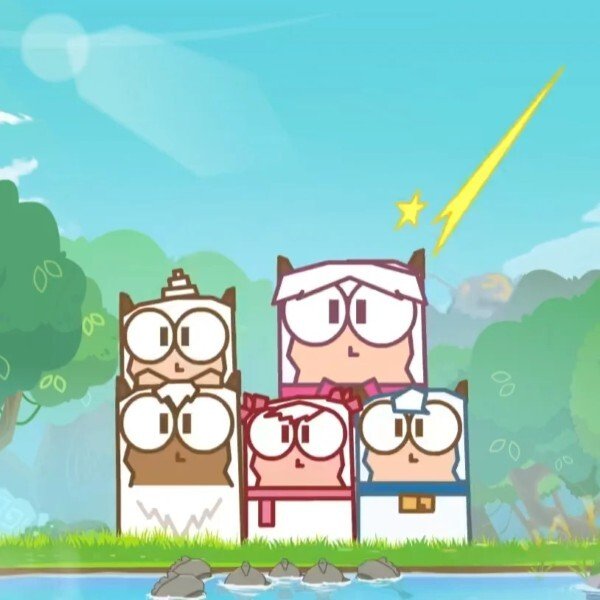 avatar nhóm 5 người cute 37