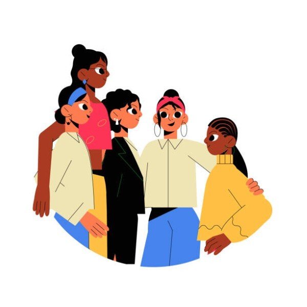 avatar nhóm 5 người cute 8