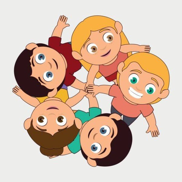 avatar nhóm 5 người cute 9