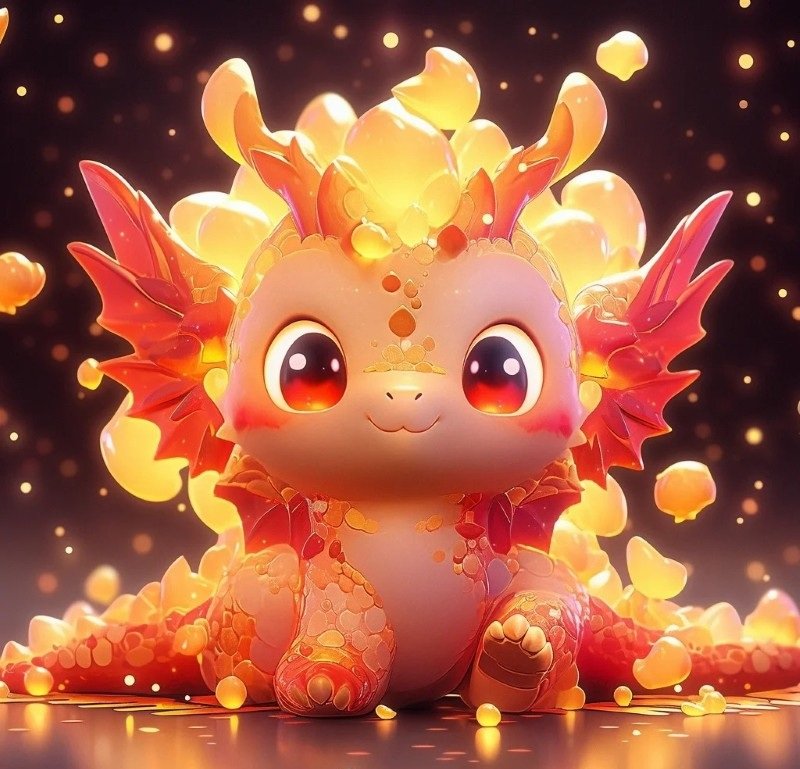 avatar rồng cute 1