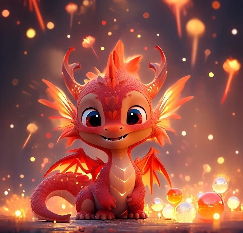 avatar rồng cute 9