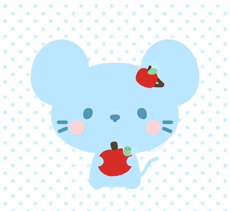 avt avatar màu xanh dương cute 33