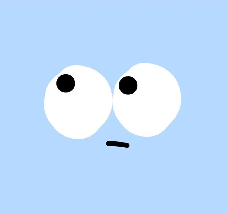 avt avatar màu xanh dương cute 35