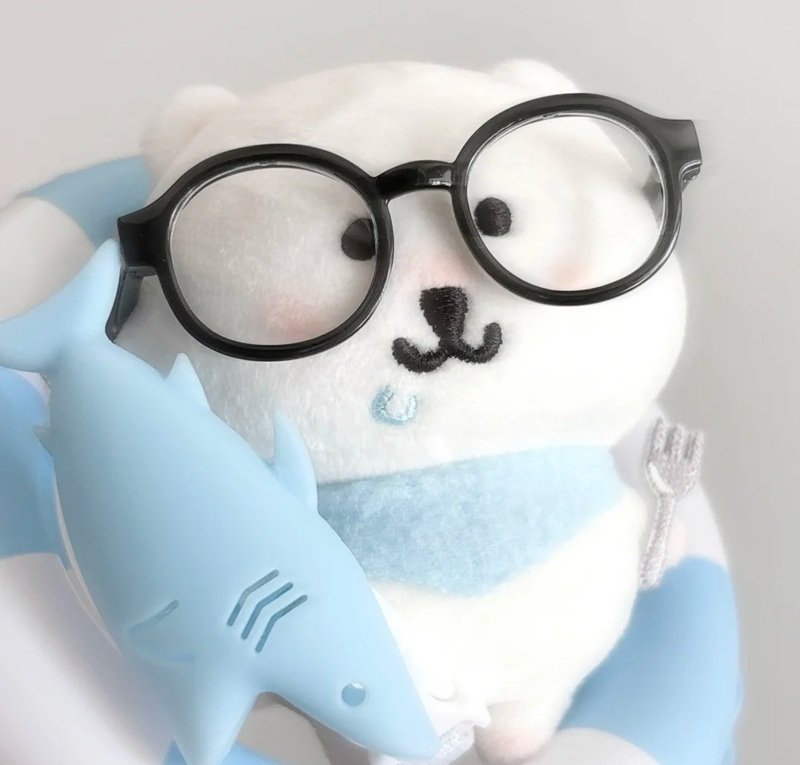 avt avatar màu xanh dương cute 43