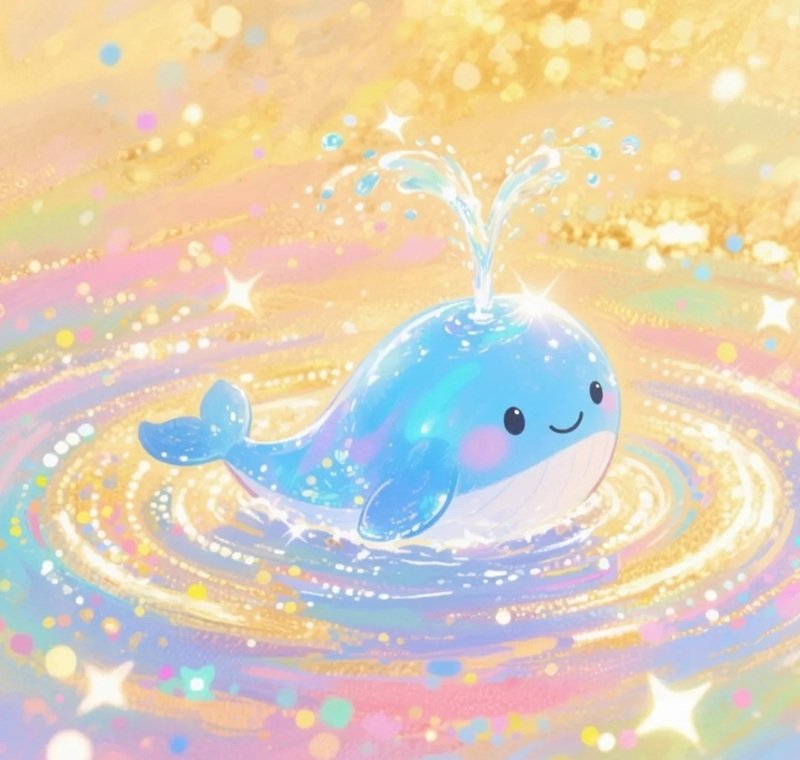 avt avatar màu xanh dương cute 6