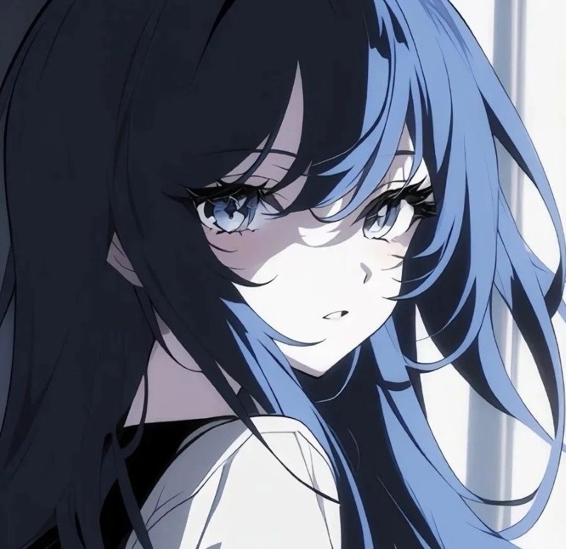 blue anime avatar 13