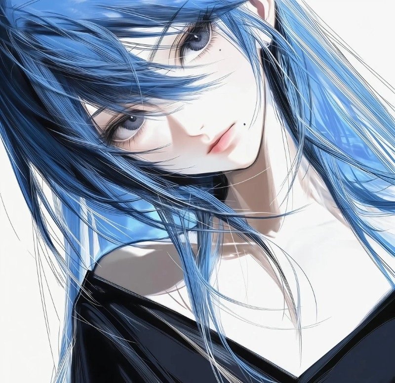 blue anime avatar 15