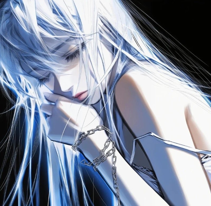 blue anime avatar 17