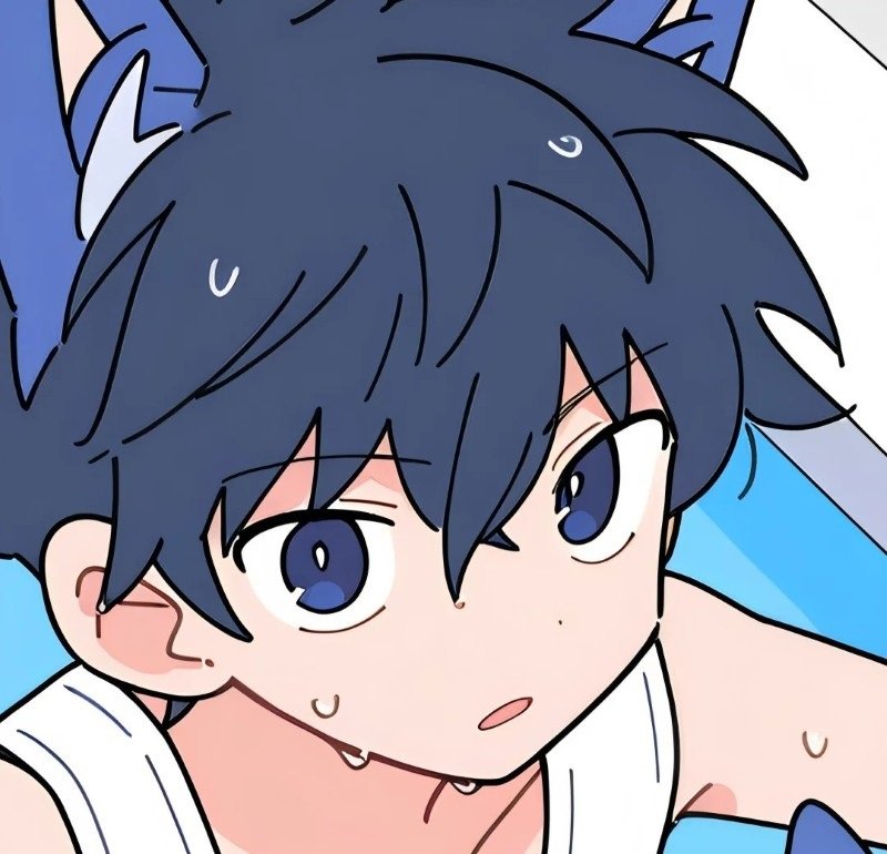 blue anime avatar 25