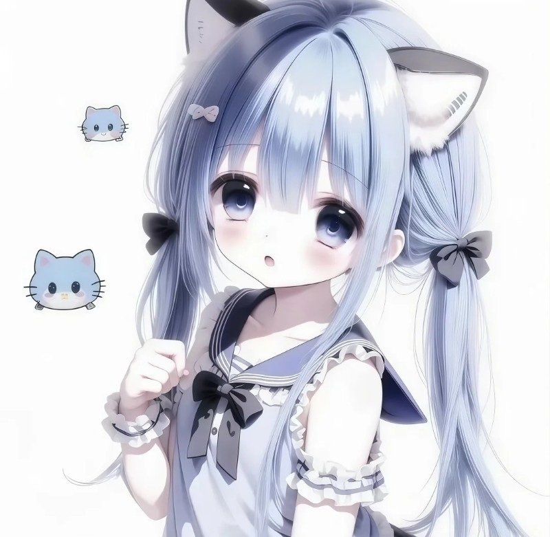 blue anime avatar 8