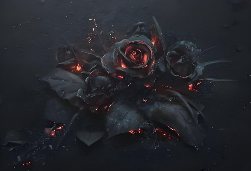 buồn avatar ảnh hoa hồng đen chất 1