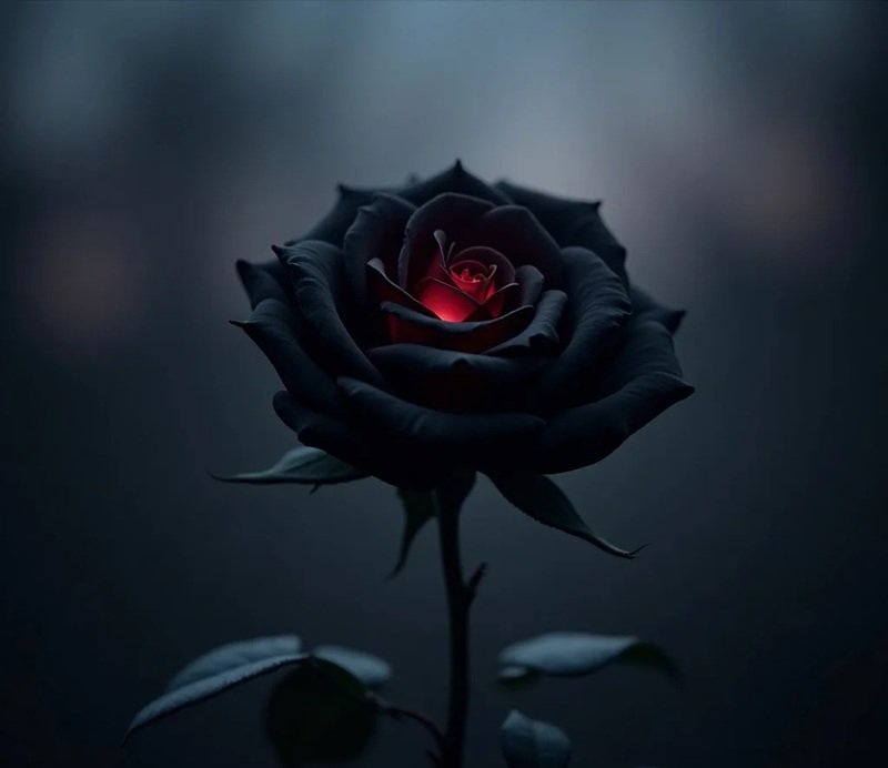 buồn avatar ảnh hoa hồng đen chất 37