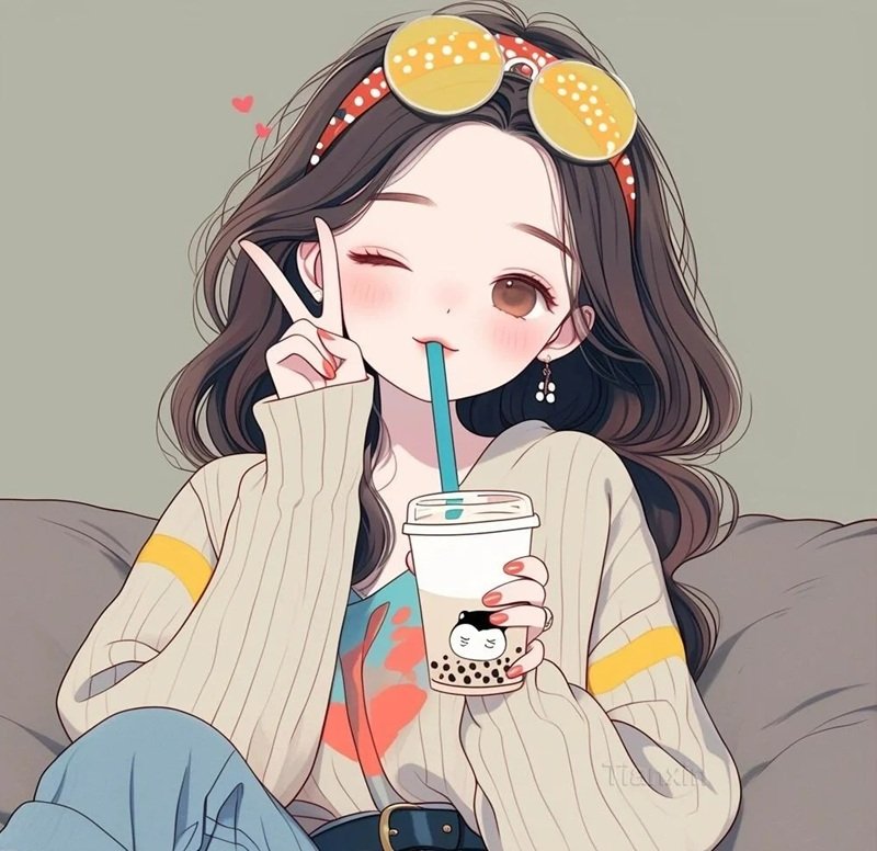 hình ảnh avatar cá tính nữ cute 9