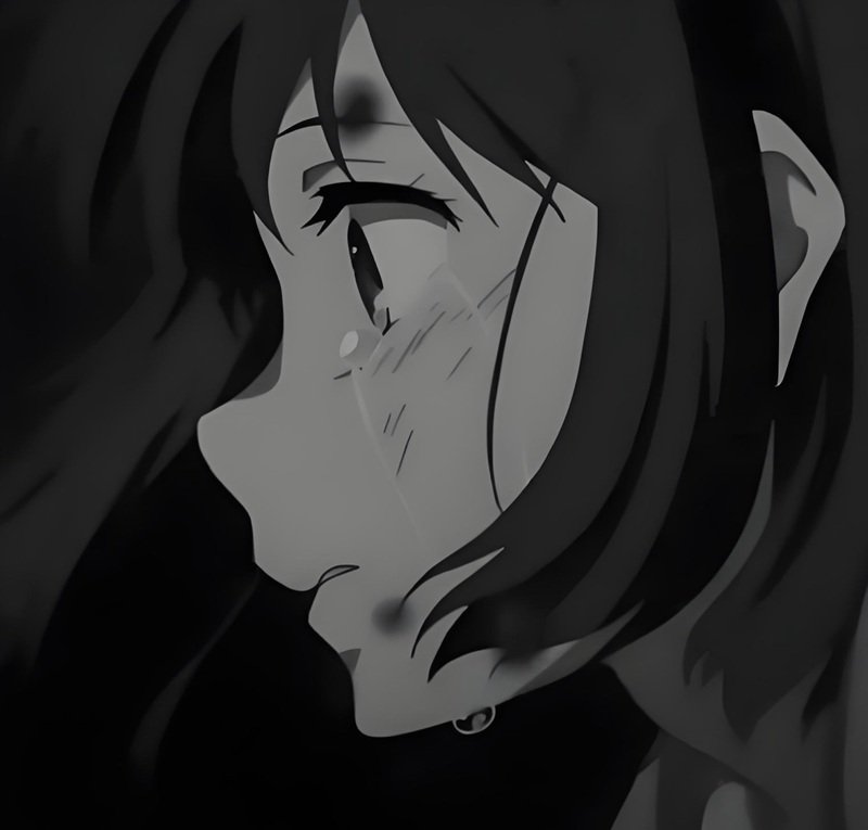 hình avatar đen buồn con gái 13