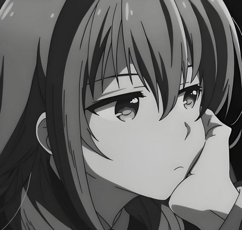 hình avatar đen buồn con gái 20