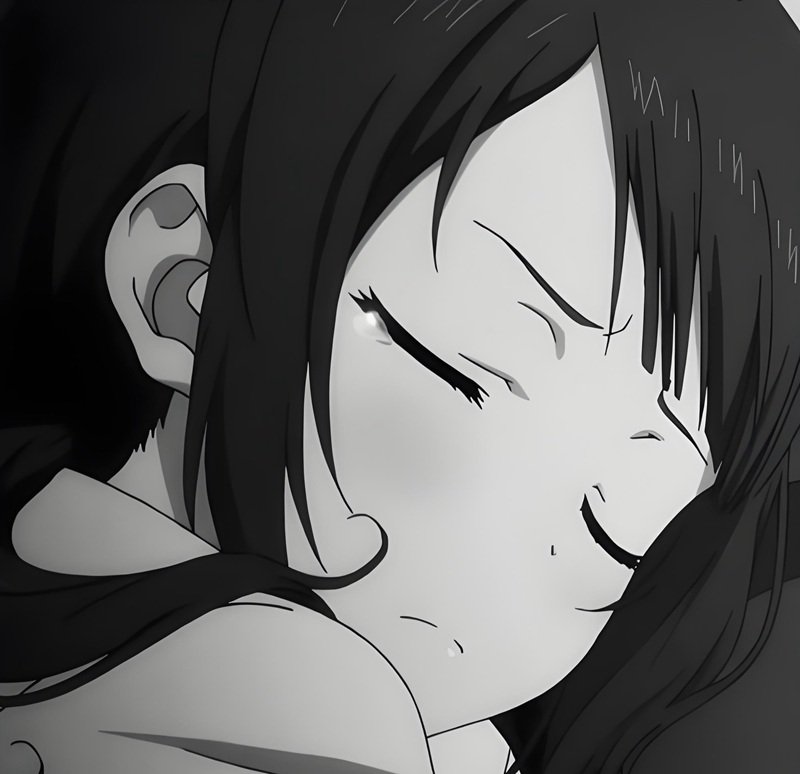 hình avatar đen trắng buồn 2