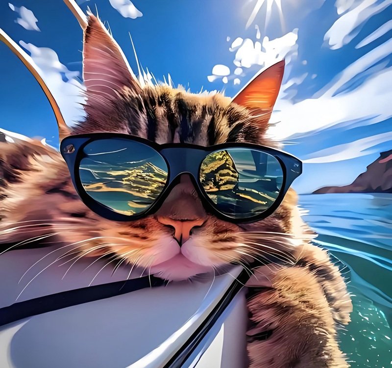 hình avatar mèo ngầu 14