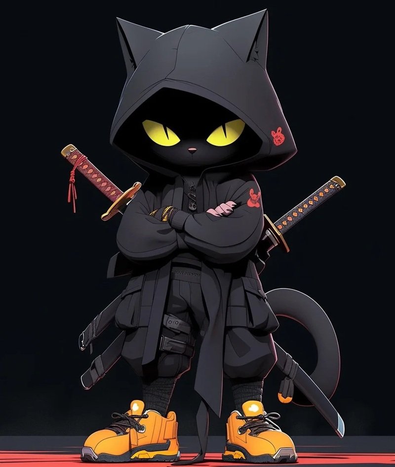 hình avatar mèo ngầu 18