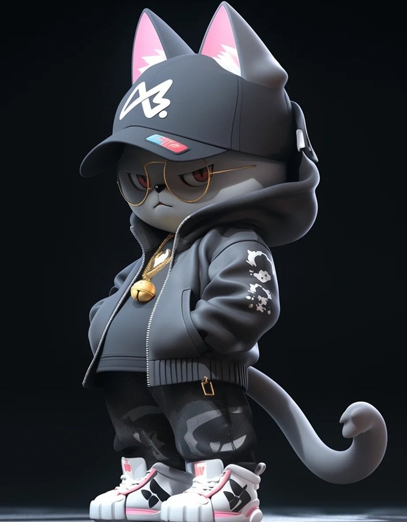 hình avatar mèo ngầu 7