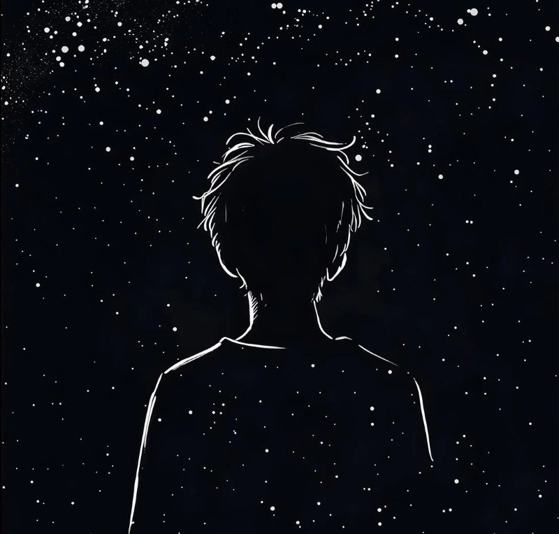 sad boy avatar anime đen trắng 24