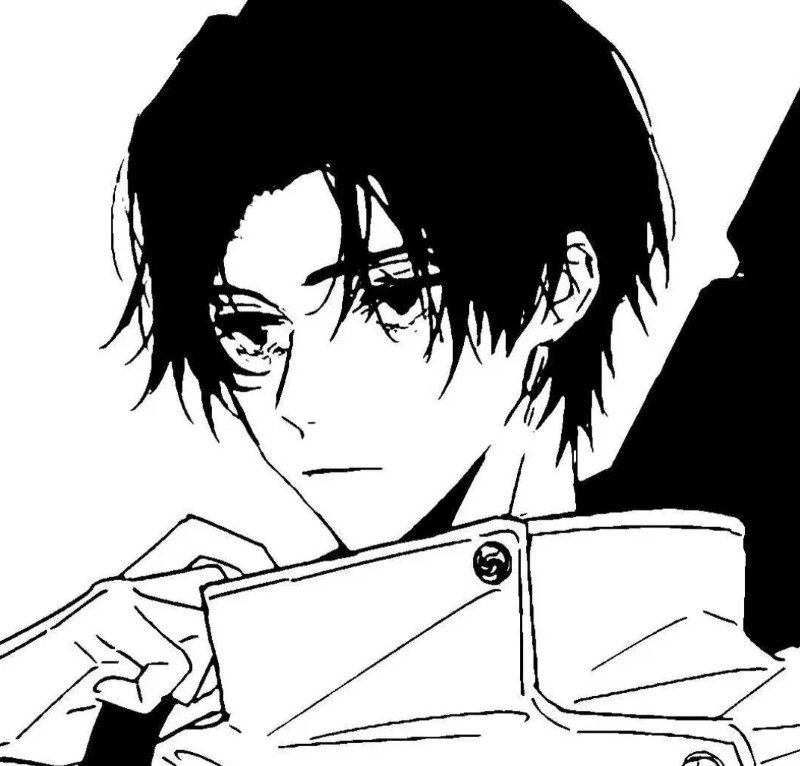 sad boy avatar anime đen trắng 40