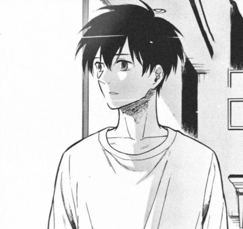 sad boy avatar anime đen trắng 6