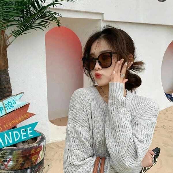 Avatar nữ che mặt người thật phong cách Hàn Quốc nhẹ nhàng