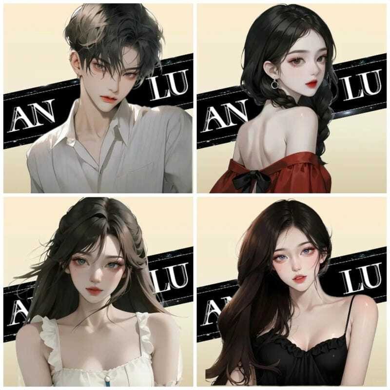 Ảnh avatar 4 người bạn thân phong cách dễ thương cực nổi bật