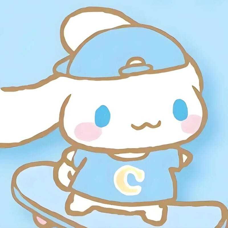 Avatar Cinnamoroll dễ thương với phong cách pastel nhẹ nhàng