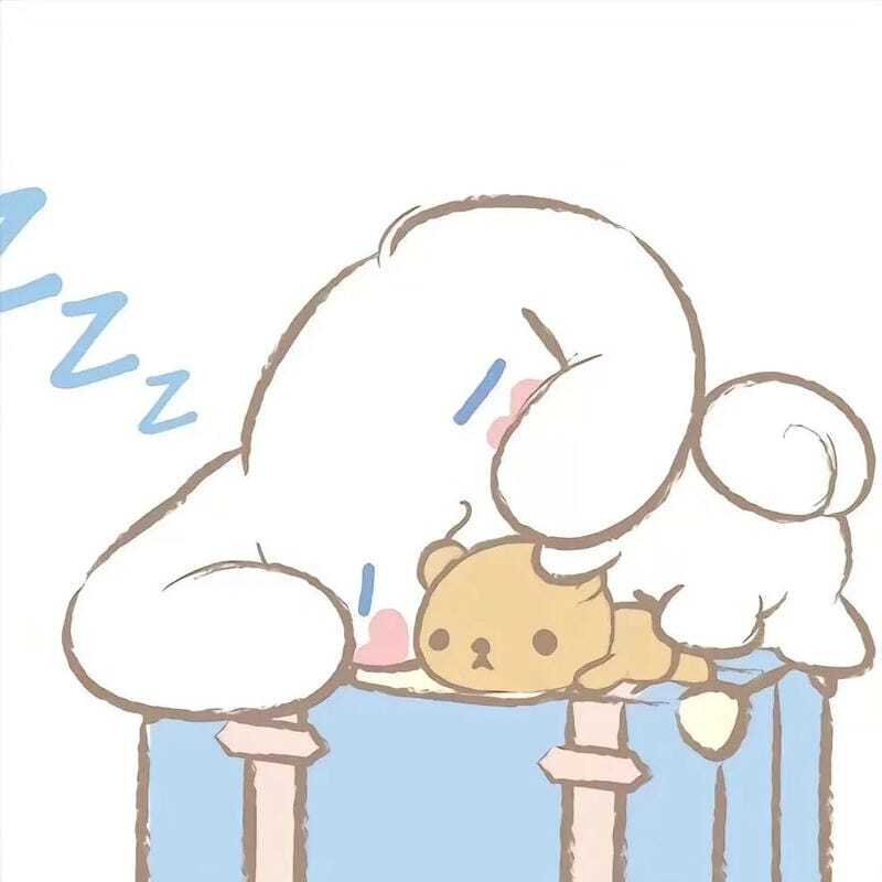 Hình avatar Cinnamoroll phong cách chibi ngộ nghĩnh đáng yêu