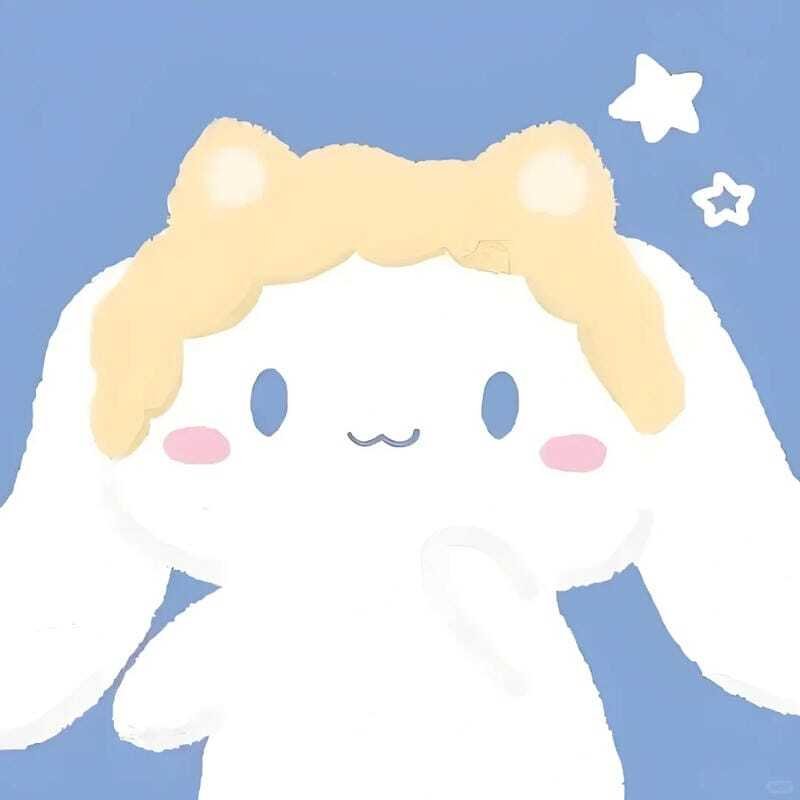 Avatar Cinnamoroll đáng yêu với biểu cảm ngọt ngào dễ mến