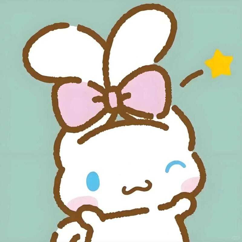Ảnh avatar Cinnamoroll phong cách anime cực kỳ dễ thương