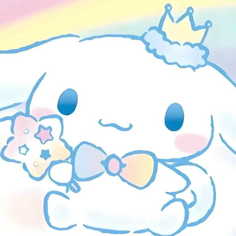 Ảnh avatar Cinnamoroll với phong cách hoạt hình đáng yêu