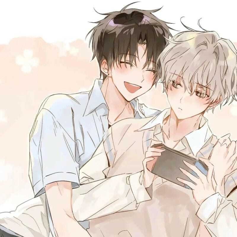 Avatar boy love dễ thương phong cách anime ngọt ngào