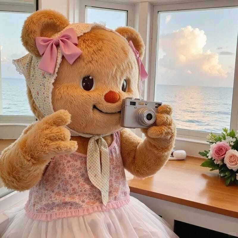 Hình nền avatar gấu bông cute dành cho profile cá nhân