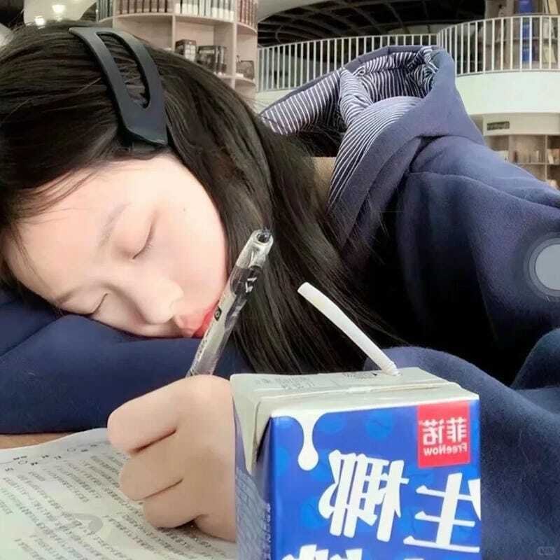 Ảnh avatar học tập với không gian học bài yên tĩnh nhẹ nhàng