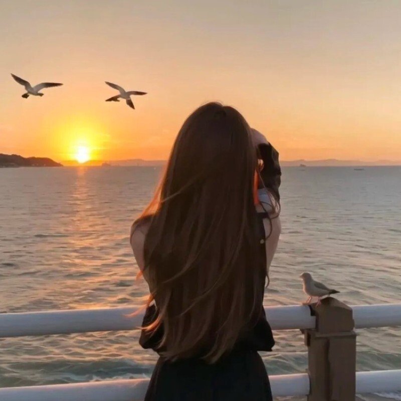 avatar tóc dài chụp sau lưng 30