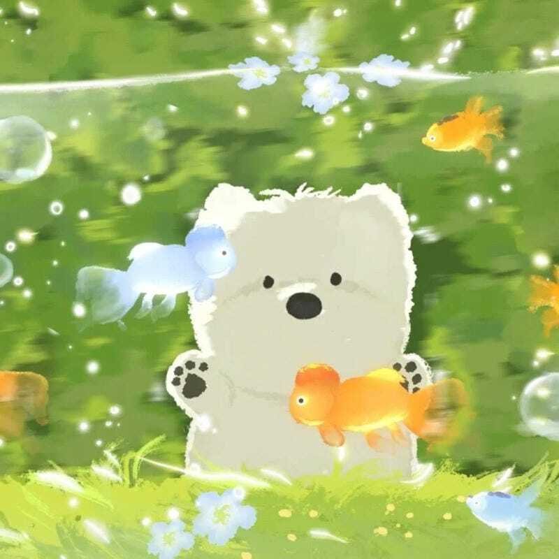 Avatar vô tri cute với biểu cảm ngơ ngác cực đáng yêu