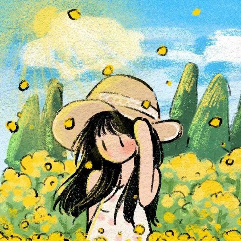 Hình avatar vô tri cute đơn giản dành cho học sinh