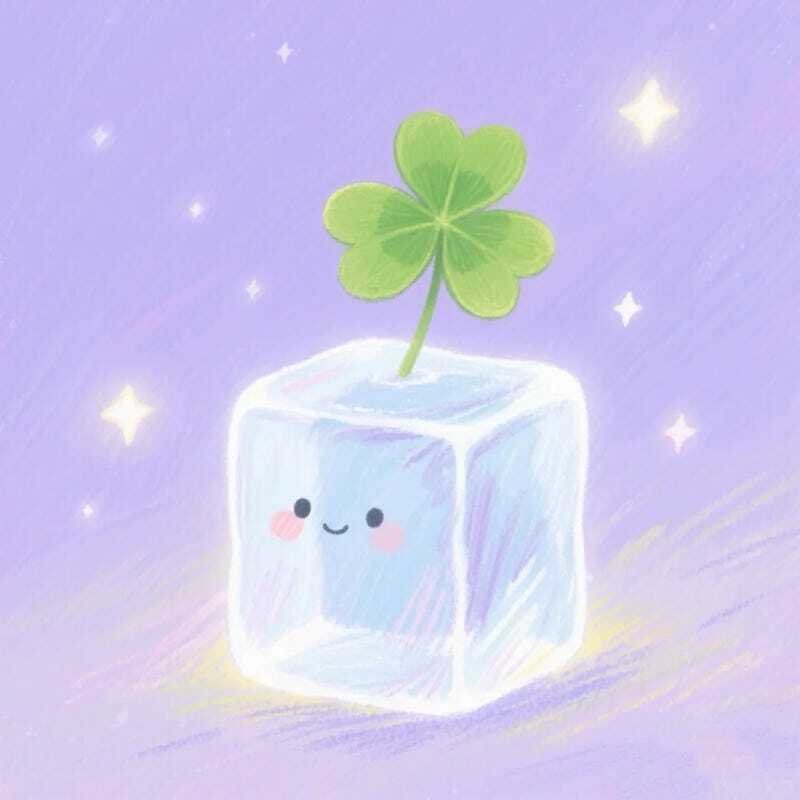 Hình ảnh avatar vô tri cute phong cách tối giản hiện đại