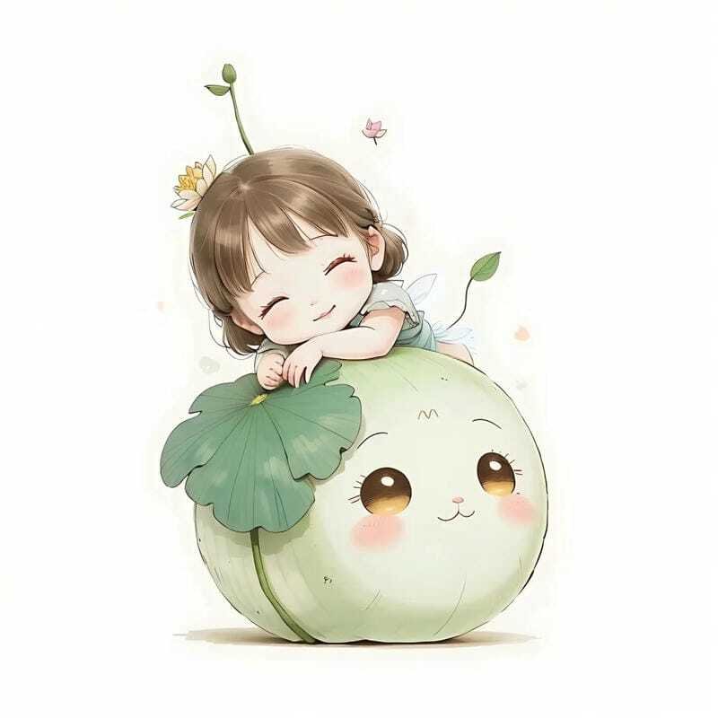 Hình avatar vô tri cute màu trắng đen cực nghệ thuật