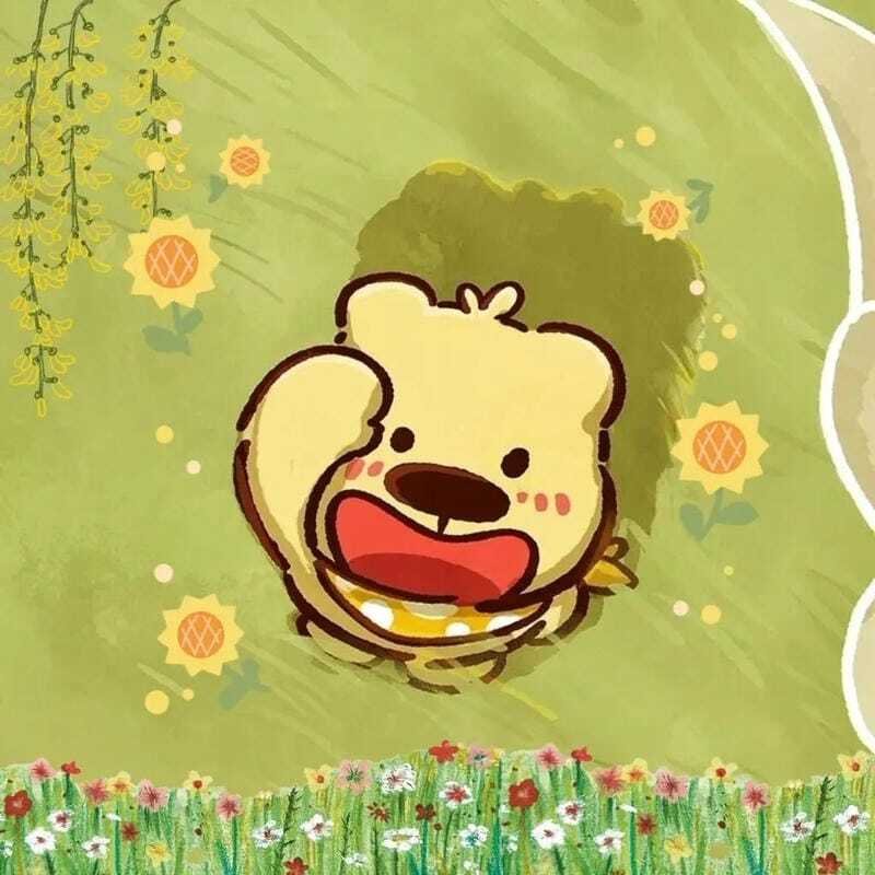 Hình avatar vô tri cute phong cách hoạt hình cực xinh