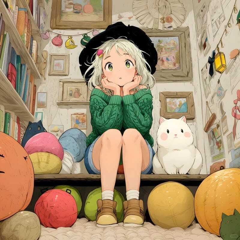 Hình ảnh avatar vô tri cute đơn giản nhưng cực thu hút