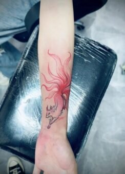 Tuyển tập 88+ hình xăm hồ ly 9 đuôi đẹp và đầy khí chất