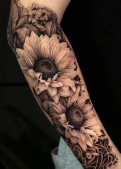 List 88+ hình xăm hoa hướng dương đẹp và tươi sáng nhất