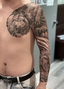 Chiêm ngưỡng 88+ hình xăm sói cô độc đẹp và đầy uy lực