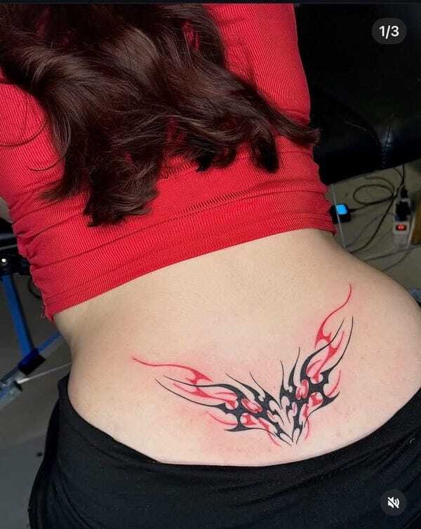 Hình ảnh nữ quỷ Succubus tattoo phong cách anime đẹp