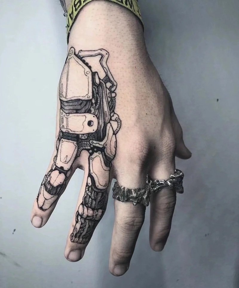 hình xăm bàn tay 33